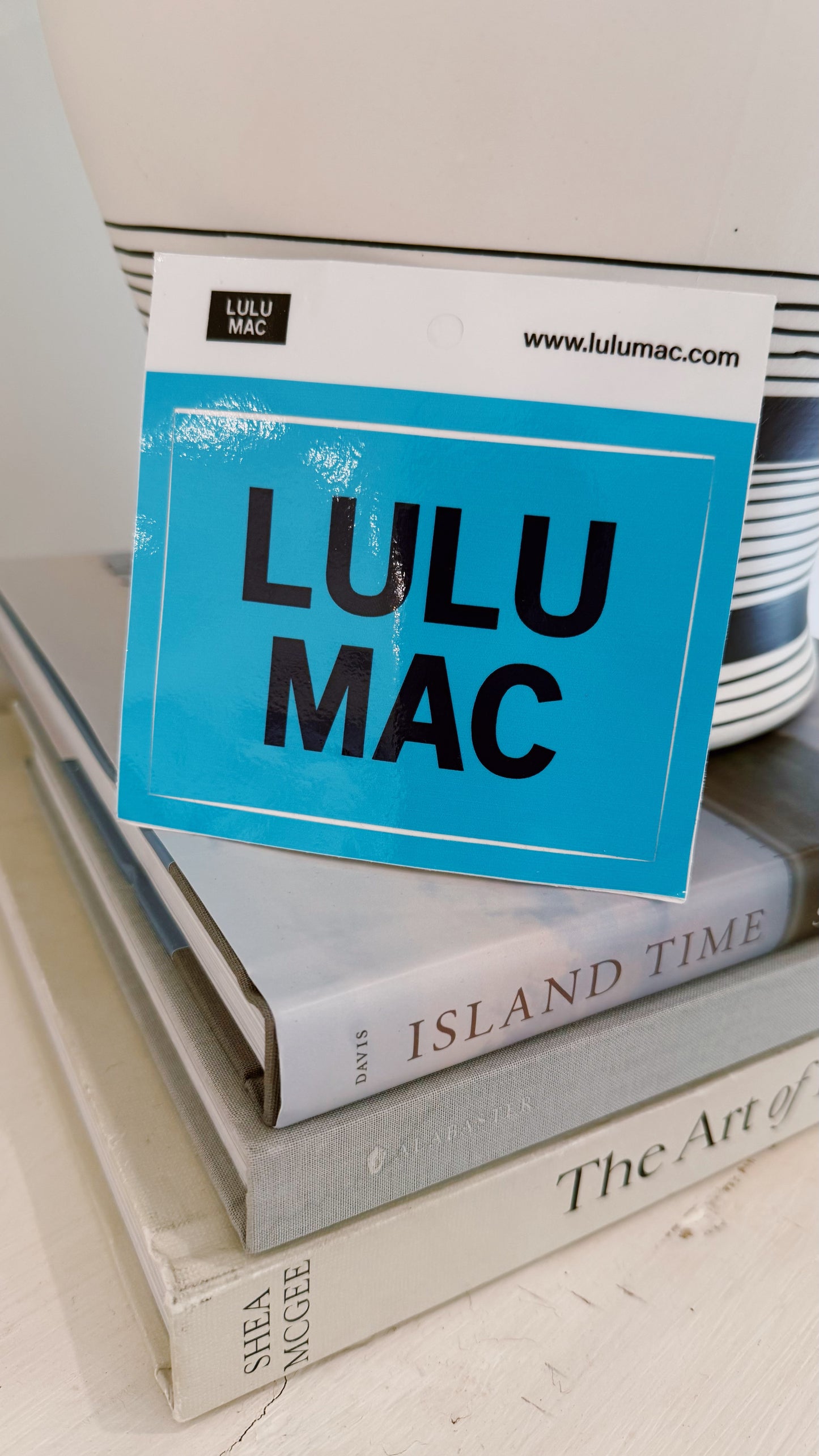 Lulu Mac Blue Decal