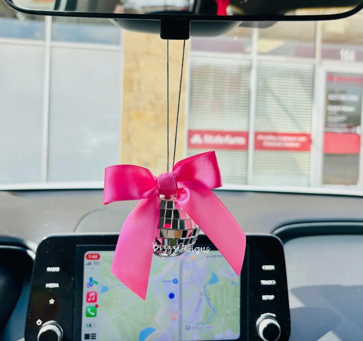 Disco Bow Car Hanger