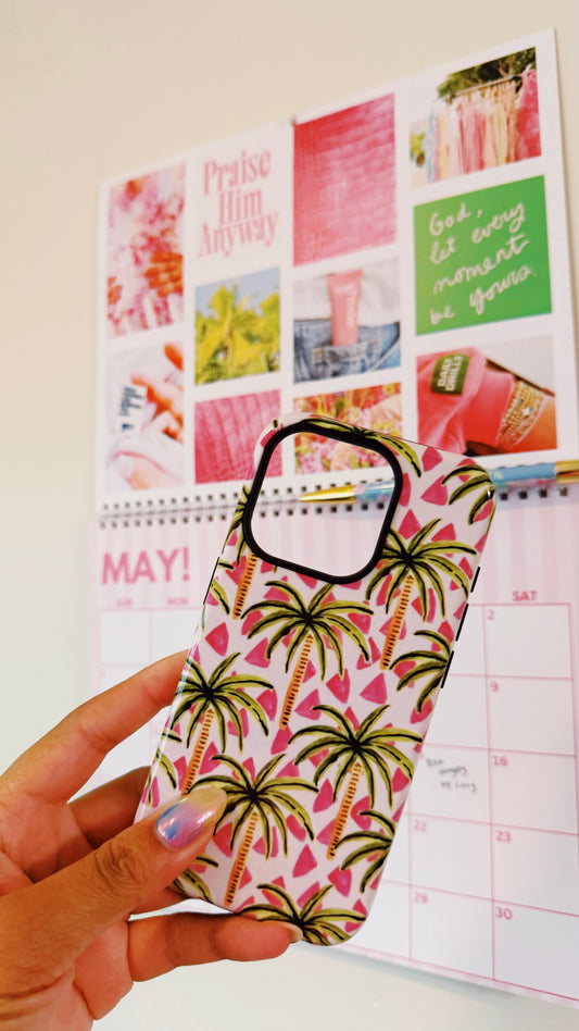 Pink Palm Phone Case
