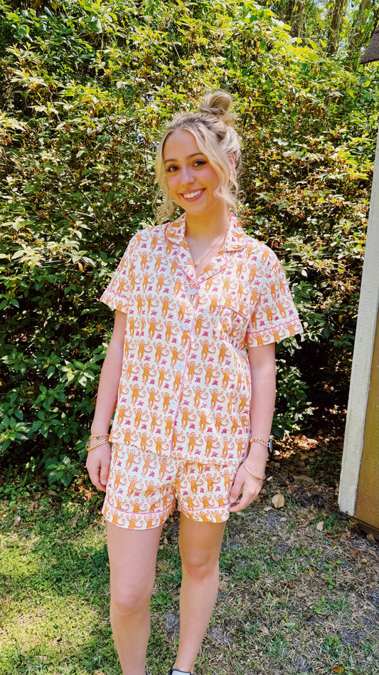 PreOrder - Orange RR Pajama Set