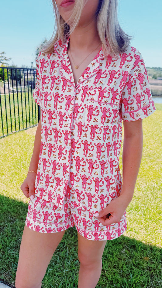 PreOrder - Pink RR Pajama Set