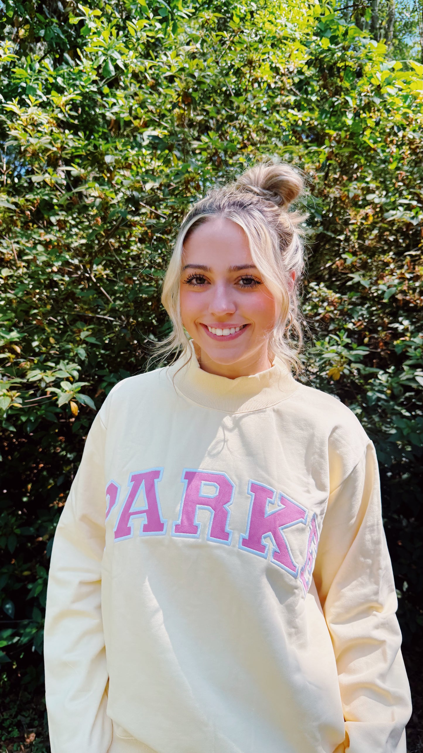 PreOrder - Yellow & Pink Mockneck